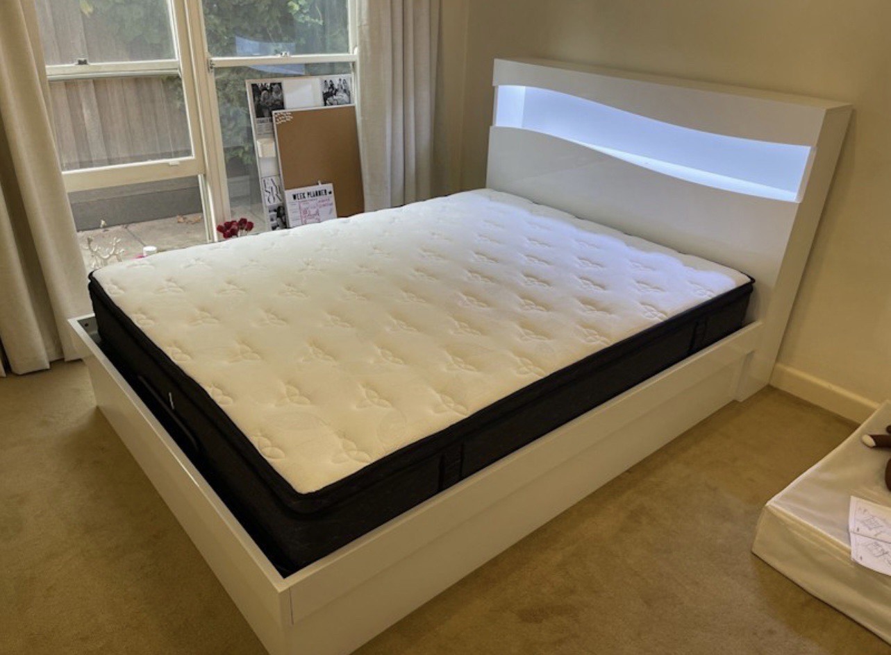 Storage bed assembled